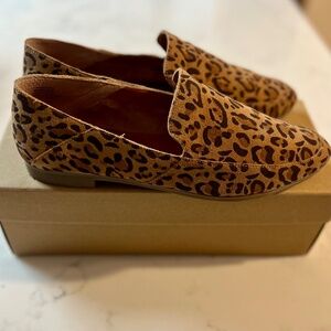 Lucky Brand Brogan animal print suede loafer-Size 8.5